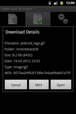 Download Manager für Android lädt auch Dateien aus passwortgeschützten Verzeichnissen