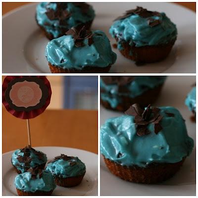 Blaue Cupcakes