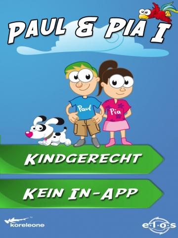Paul und Pia 1 – Kinder App für kleine und halb große Kinder