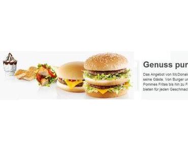 Wir gehen zu MC Donalds, aber sparen dabei