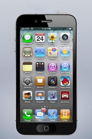 Neues iPhone 5 Mockup zeigt ein 4 Zoll Display