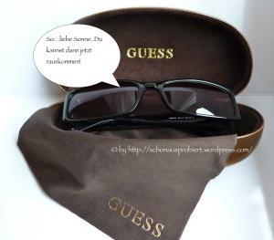 “It’s never too dark to be cool” Geshoppt…eine neue Sonnenbrille von Guess!