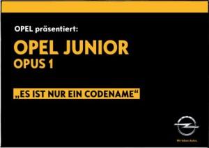 Der neue Opel Junior kommt 2013