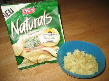 Mittesterin Kathrina kann die Naturals Chips mit Rosmarin empfehlen