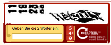 Kuriose CAPTCHA-Codes