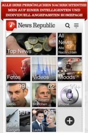 News Republic – die kostenlose Universal-Nachrichten-App hat ein Update auf Version 2.0.2 erhalten