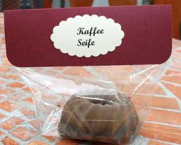 Guten Morgen,mal wieder einen SchwungKaffee Seife gemacht...