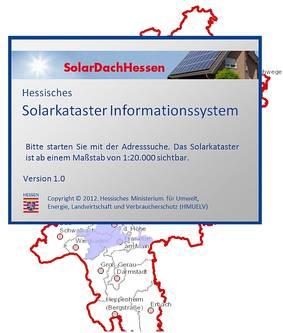 Solarkataster in Hessen