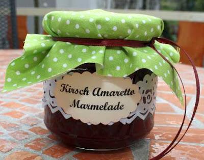Kirsch Amaretto Marmelade