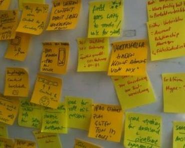 Und wieder ist das White-Board voll