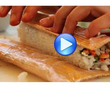 Video: Der Schlaraffenwelt Sushi-Rollkurs für zu Hause