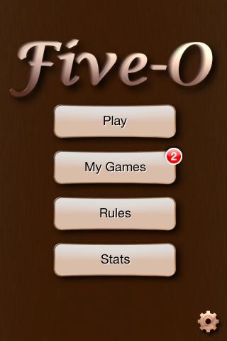 Five-O – Das Brettspiel des Tages in einer eher ungewöhnlichen Version