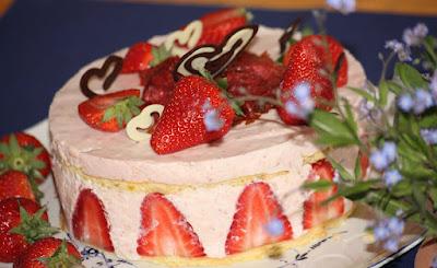 Erdbeer Torte für Muttertag