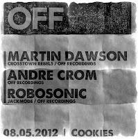 Gästeliste für die Off Recordings Night 08.05. im Cookies Berlin