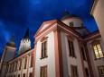 Basilika Mariazell bei Nacht