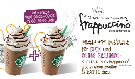 Starbucks | Happy Hour beim Kauf eines Frappucino