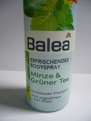 Balea Bodyspray |  Minze+ Grüner Tee