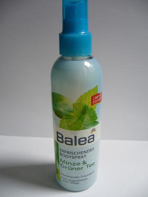 Balea Bodyspray |  Minze+ Grüner Tee