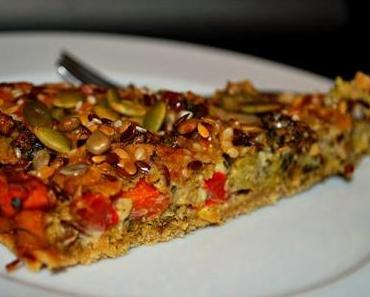 Cashew-Gemüse-Tarte (soja- und eiersatzpulverfrei)