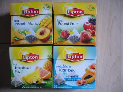Lipton Tee Auswahl