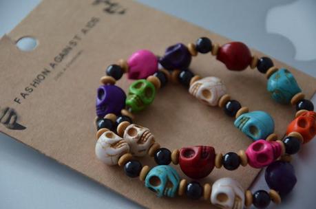 New in: skull bracelet