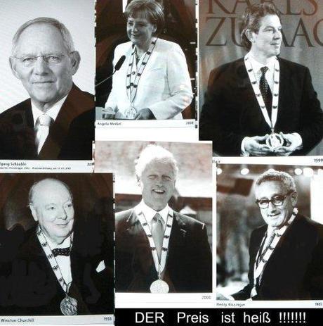 Karlspreisverleihung 2012: „Herausragende Dienste!“