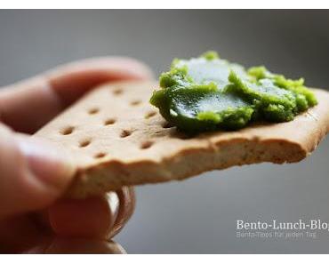 Bundeswehr Hartkeks mit Grüntee-Creme (Matcha-Butter)