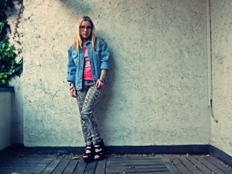 Snakeskin and Denim.