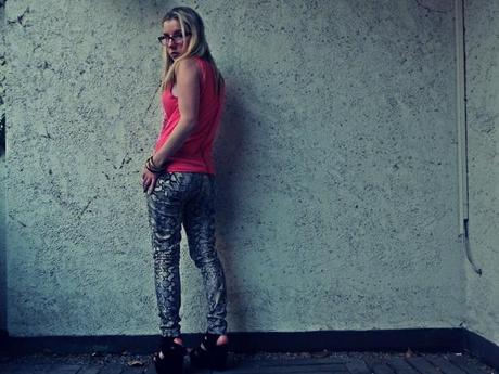 Snakeskin and Denim.