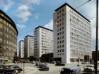 Schick und modern! Hamburger Bauten der Nachkriegsjahrzehnte (© Denkmalschutzamt Hamburg, Bildarchiv, Foto: Herbert Eisenhauer)