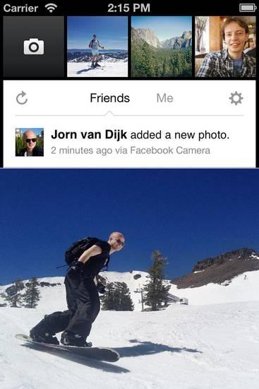 Facebook Kamera – Neue iPhone App zum Fotoaustausch
