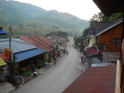 Grenzuebergang Chiang Khong/ Thailand nach Huay Xai/ Laos