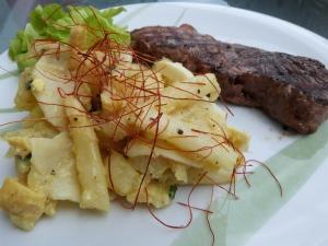 Leichter Karoffel-Spargel Salat mit Ei & Rettich…. ideal zu Gegrilltem