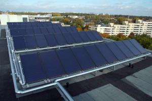 Solarthermie-Anlage, Quelle: Agentur für Erneuerbare Energien