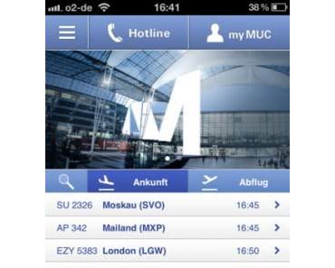 Flughafen München – Munich Airport – MUC – die neue offizielle iPhone App