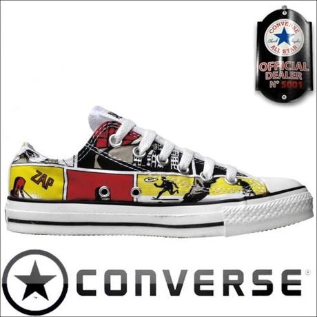 Converse Schuhe All Star Chucks 111122 OX Comicprint limited Edition Belgien