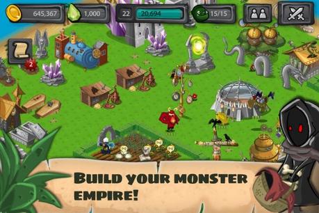 Nutze die kostenlose App zur Erstellung eines neuen Reichs: Monster Village – Angry Monsters