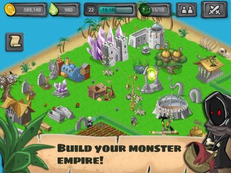 Nutze die kostenlose App zur Erstellung eines neuen Reichs: Monster Village – Angry Monsters