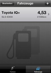 Kraftstoff – auf dem iPhone und Sie haben Verbrauch und Kosten im Griff