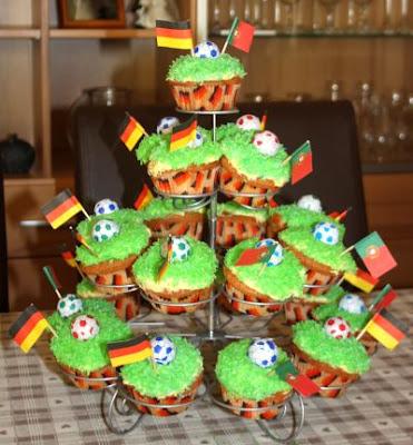 Fußball Cupcakes
