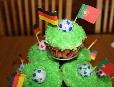 Fußball Cupcakes