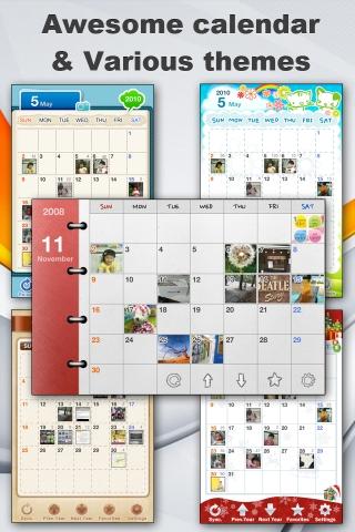 Heute kostenlos: Awesome Photo Calendar – Sehr schöne Übersicht deiner Fotos mit vielen zusätzlichen Effekten und Funktionen