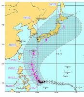 Taifun GUCHOL (BUTCHOY) auf dem Weg nach Japan, Guchol, Butchoy, Taifunsaison, Taifun Typhoon, Taifunsaison 2012, aktuell, Juni, 2012, Pazifik, Philippinen, Japan, Vorhersage Forecast Prognose, Verlauf, Zugbahn, 