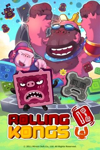 Rolling Kongs – Nach 321 kommt 456. So viele Levels bietet die derzeit kostenfreie Universal-App nämlich