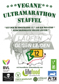 Ankündigung: 440 km Ultramarathonstaffel  – Eine Vegane Angelegenheit