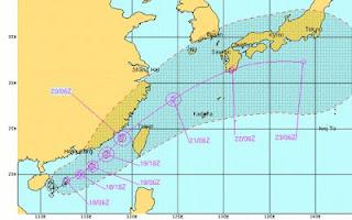 Tropischer Sturm TALIM zieht wahrscheinlich nach Japan, Talim, aktuell, Taifunsaison, Taifunsaison 2012, Juni, 2012, China, Japan, Taiwan, Hongkong, Vorhersage Forecast Prognose, 
