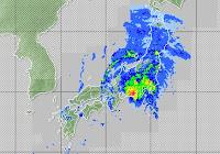 Ex-Taifun GUCHOL (BUTCHOY) Landfall Japan, Guchol, Butchoy, aktuell, Satellitenbild Satellitenbilder, Radar Doppler Radar, Juni, 2012, Japan, Taifunsaison, 