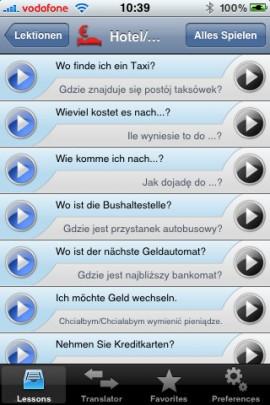 iSayHello in Deutsch-Polnisch – auf dem iPhone und schon klappt es mit der EM-Verständigung zum Sonderpreis