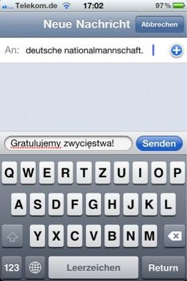 iSayHello in Deutsch-Polnisch – auf dem iPhone und schon klappt es mit der EM-Verständigung zum Sonderpreis