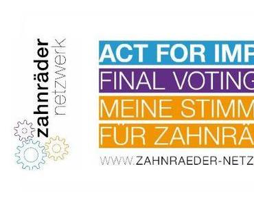 Zahnräder. Act for Impact